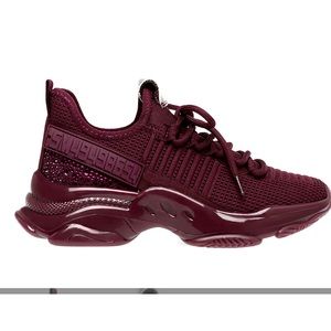 STEVE MADDEN MAXIMA BURGUNDY MULTI - Women’s Sneakers Tennis Shoes New - Size 10